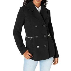 NWT Maralyn & Me Juniors' Double-Breasted Peacoat